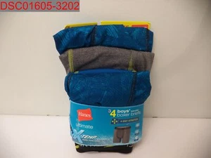 Hanes Boys Mulitcolor 4Pk Ultimate X-Temp Tagless Boxer Briefs XL 192503274702 - Picture 1 of 10