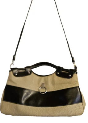 Bolso de Mano Rina Rich Imitación Cuero Guijarro 2 TONOS Foto 1 de 4