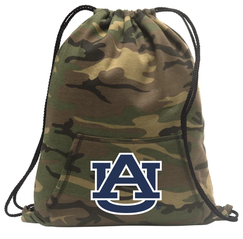 Auburn Backpack CAMO Drawstring Bag Pack CLASSIC HOODY DESIGN! Cover