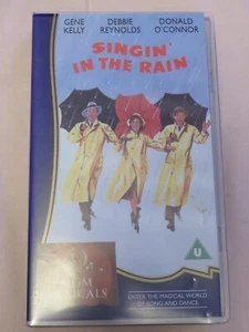 Vintage Singin’ in the Rain Gene Kelly Debbie Reynolds VHS Video Cassette Film. - Picture 1 of 4