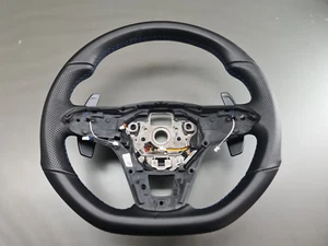 Orig VW Passat B8 Golf 8 GTI Sport Touch Multifunktion Beheizt Schaltwippen Blau - Picture 1 of 8