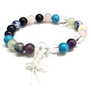 PULSERA TIBETANA del Poder Piedras variadas. Cuarzos, jaspes..... *Protección* - Imagen 1 de 2