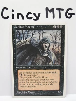 Zombie Master - 1x x1 - Fourth Edition - 4ED - LP - MTG Magic - Image 1 of 2