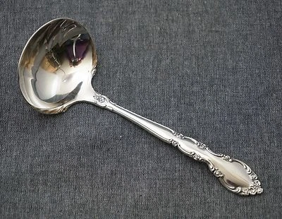 Oneida Heirloom GRANDEUR prata esterlina LADLE 6 1/2" - SEM monograma - Imagem 1 de 4