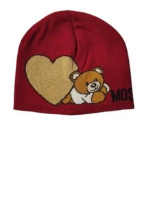 Moschino Mütze Bär-Herz Lurex - Bild 1 von 3