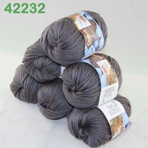 Sale New 6Skeinsx50gr Super Soft Pure Cotton Chunky Shawls DIY Hand Knit Yarn 32 - Picture 1 of 11