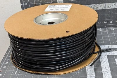 (100') 1/8 ID X ¼ OD Black Food Grade Polyurethane Tubing Ester-PUR FLEX 85 [RSO - Image 1 of 4
