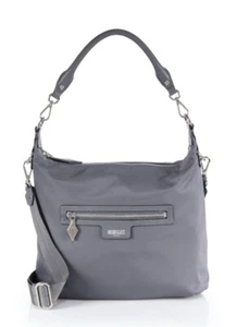 MZ Wallace Bedford Capri Crossbody Hobo Convertible Purse Bag Magnet Gray +Pouch - Picture 1 of 21