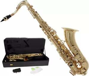 UK Saksofon tenorowy Bb, B Fis MTST0031G M-tunes - złoty - Zdjęcie 1 z 12