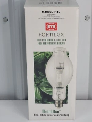 HORTILUX BULB 400 W MH CONVERSION M400LU / HTL Qty 1 NEW r4 - Image 1 of 2