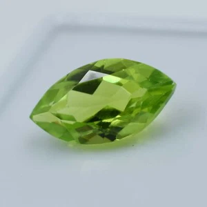 Certify A+ Quality 10.55 Ct Natural Peridot Green Marquise Cut Gemstone - Picture 1 of 12