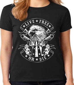 Ladies T-shirt Womens 2nd Amendment Gun Rights Tee Shirt Womans Tactical Gear - Picture 1 of 1