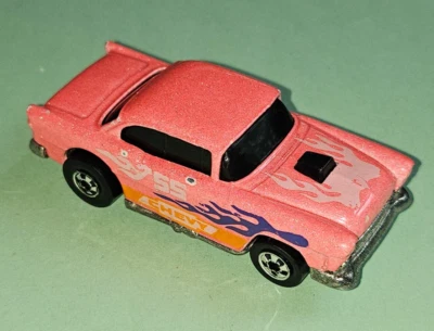 Vintage Hot Wheels ‘55 Chevy Bel Air Color Racer Pink 1978 Blackwall - Image 1 of 4