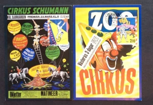 BroadviewStamps Sweden postcards. Circus. - Picture 1 of 2