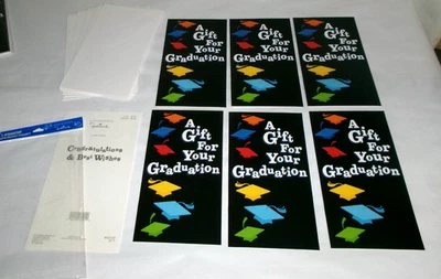 Connections Hallmark Gift Card Money Holders For Your Graduation x6 w envelopes - Image 1 of 4