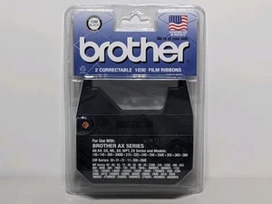 Brother AX Serie korrigierbare 1030 Film Farbbänder 1230 schwarz 2er-Pack Schreibmaschine - Bild 1 von 5