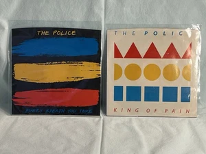 The Police 45 RPM Vinyl ~ King Of Pain & Every Breath You Take ~ Original Hüllen - Bild 1 von 10