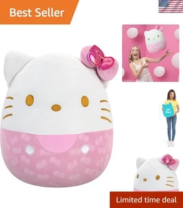 Entzückende 14 Zoll Hello Kitty Plüsch - 50. Jahrestag rosa geprägte Ausgabe - Bild 1 von 11
