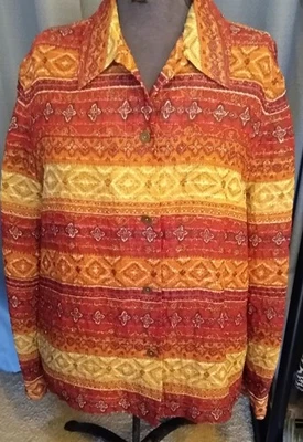 Alfred Dunner Jacket Size 14 Armpits 23 In Shoulder Down 25 In Runs Small Bot25  - Image 1 of 4