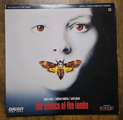The Silence of the Lambs Laserdisc Jodie Foster Anthony Hopkins Movie LD TESTED  - Image 1 of 2