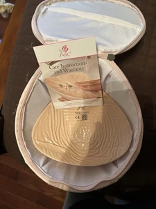 ABC Breast Form 1042 Classic Triangle Blush Size 8 Mastectomy Prosthesis Blush - Picture 1 of 5