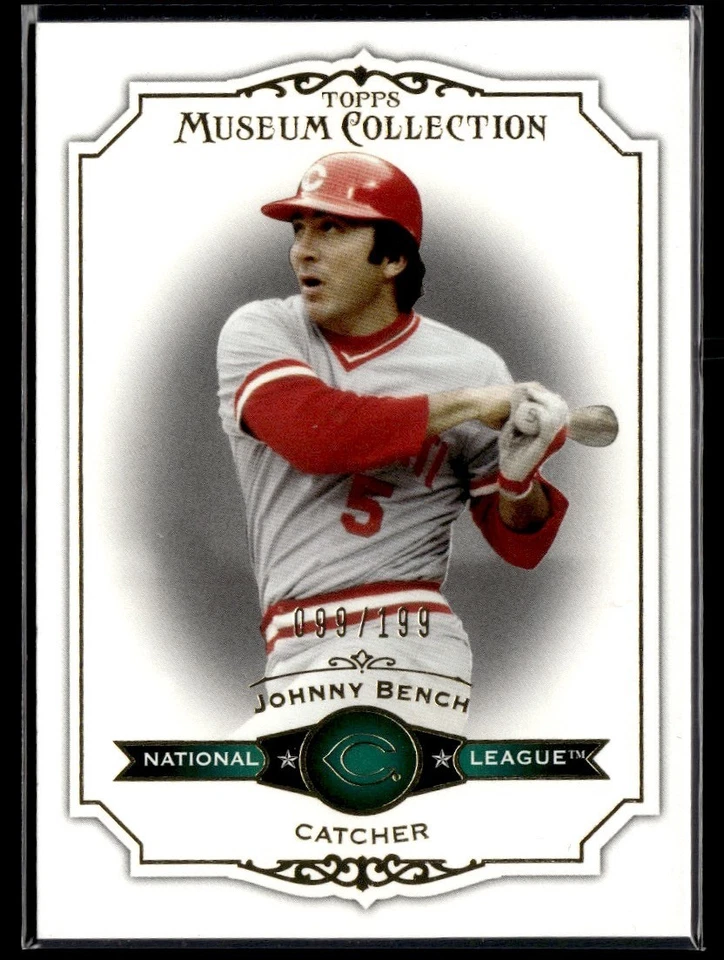2012 Topps Museum Green Johnny Bench /199 Cincinnati Reds #92 - Image 1 of 2