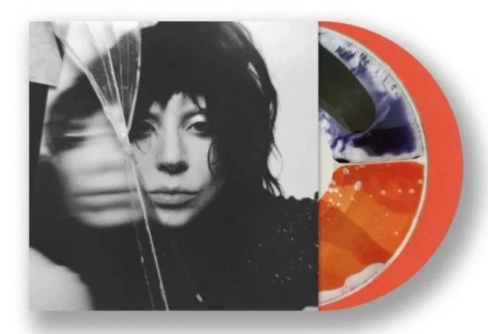 Lady Gaga Mayhem x Bad World Split Liquid Filled Vinyl Limited In Hand - Image 1 of 1