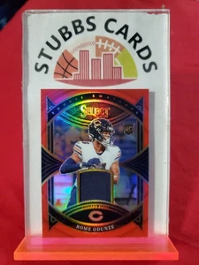 2024 Rome Odunze Panini Select Football Rookie Swatches #RS-ROE Red Prizm RC - Picture 1 of 2