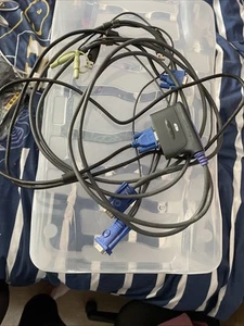 KVM Switch (Cable 1.8m) ATEN (CS-62U) 2 Port USB VGA/Audio Cable - Photo 1/5