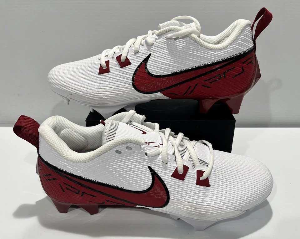 Men's Nike Vapor Edge Speed 360 2 "White/Crimson Red" Cleats FQ4045-104 Size 13 - Image 1 of 4