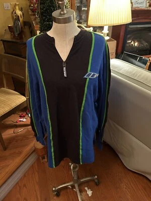 Polo Deportivo Ralph Lauren Vintage Años 90 Media Cremallera Jersey Talla Lg. retro multicolor Foto 1 de 4