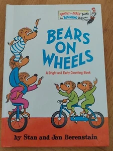 Bears On Wheels Stan & Jan Berenstain Bright & Early Counting Book H/C GC - Picture 1 of 11