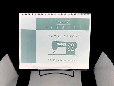 Sears Kenmore Model 22 Zig Zag Sewing Machine Instructions Manual 158.220 - Image 1 of 4