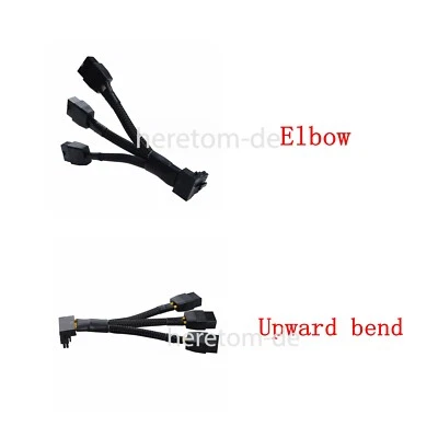 Für GPU RTX4090 RTX4080 3X8 Pin PCI-E zu 16 Pin Kartenkabel 12VHPWR Stecker - Bild 1 von 4