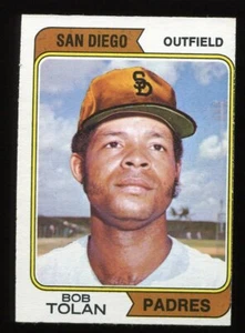 1974 O-Pee-Chee OPC 535 Bob Tolan NM-Mint OC S.D. Padres vintage baseball card - Picture 1 of 2