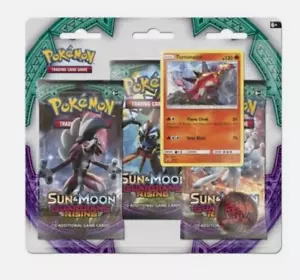 Pokemon Sun & Moon Guardians Rising 3 Booster Pack Blister - Turtonator - Picture 1 of 1