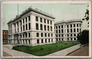 Postcard New Orleans Louisiana c1910s Court House Detroit Publishing - Picture 1 of 2
