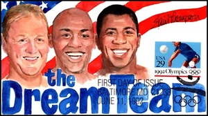 Scott 2639 - 29 Cents Olympic Volleyball Elaine Thompson Hand Painted FDC 7 / 50 - Picture 1 of 2