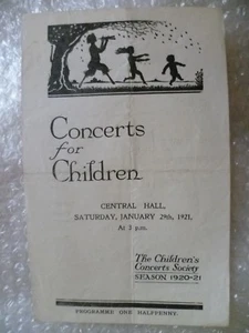 1921 Concert Programme Archie L Camden (by Small Orchestra) - Imagen 1 de 2