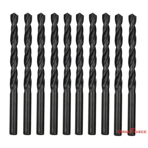 10PC 11/64" Black Oxide HSS Jobber Length Twist Spiral Drill Bit 135 Split Point - Picture 1 of 9