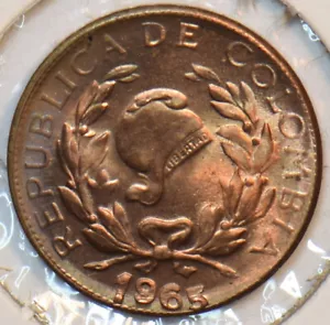 Colombia 1965 Centavo 152178 combine shipping - Picture 1 of 2