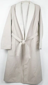 VINTAGE TOWNHOUSE TRENCH COAT REVERSIBLE BELTED WOMENS 10 TAN & BEIGE - Picture 1 of 1