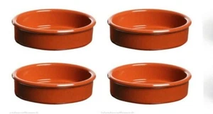 4x 14cm AZOFRA Terracota Tapas Plato Horno Platos ESPAÑOL Tapas Platos de cena - Imagen 1 de 3