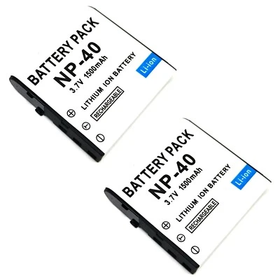 2x Li-ion Battery Pack For BENQ DLI-202 D-Li217 DLi217 DV M21 DV M22 DV S21 - Image 1 of 4