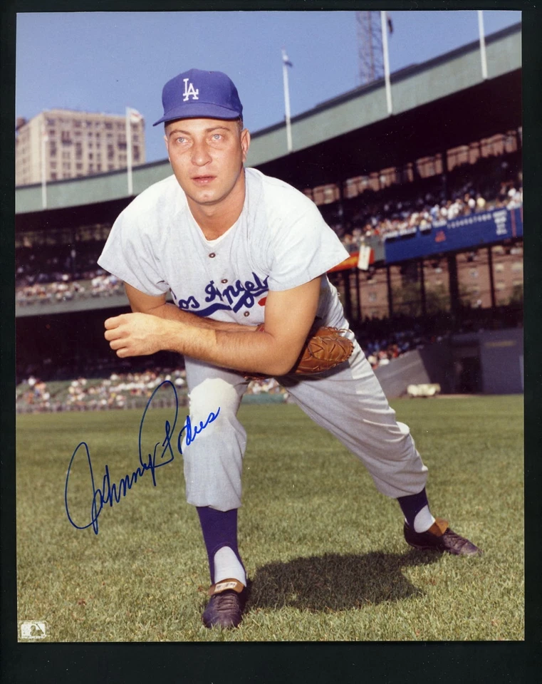 Johnny Podres Signed Autographed 8 x 10 Photo Los Angeles Dodgers  - Image 1 of 1
