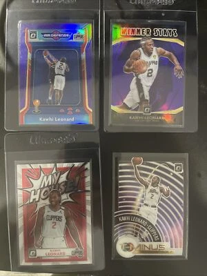 4 Kawhi Leonard T-Minus, my House, Winner Stays Purple, Air Defense Purple Prizm - Image 1 of 2