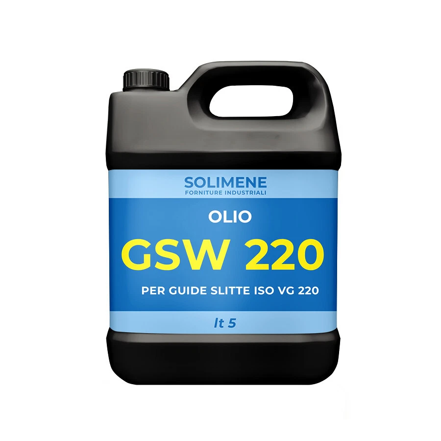 OLIO GSW 220 PER GUIDE SLITTE ISO VG 220 - 5L -Solimene per - Image 1 of 1