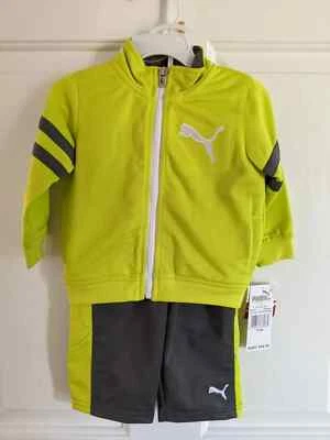 Juegos activos PUMA verde/gris para bebé niño 12M nuevos con etiquetas $48 Foto 1 de 3