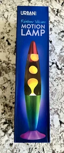 Urban Shop 16" Rainbow Lava Motion Volcano Lamp ~ NEW