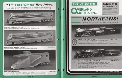 catalogo OVERLAND MODELS MAIL OMI Bulletin 113 1996                    E  bb - Image 1 of 2